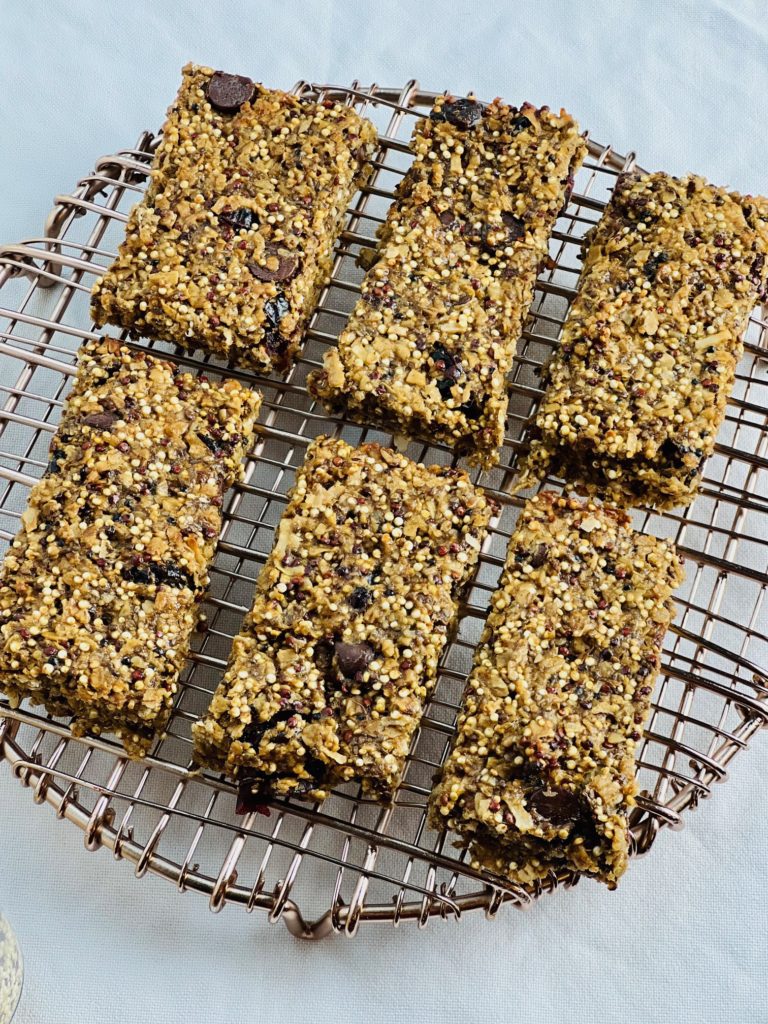 Nut Free Quinoa Granola Bars