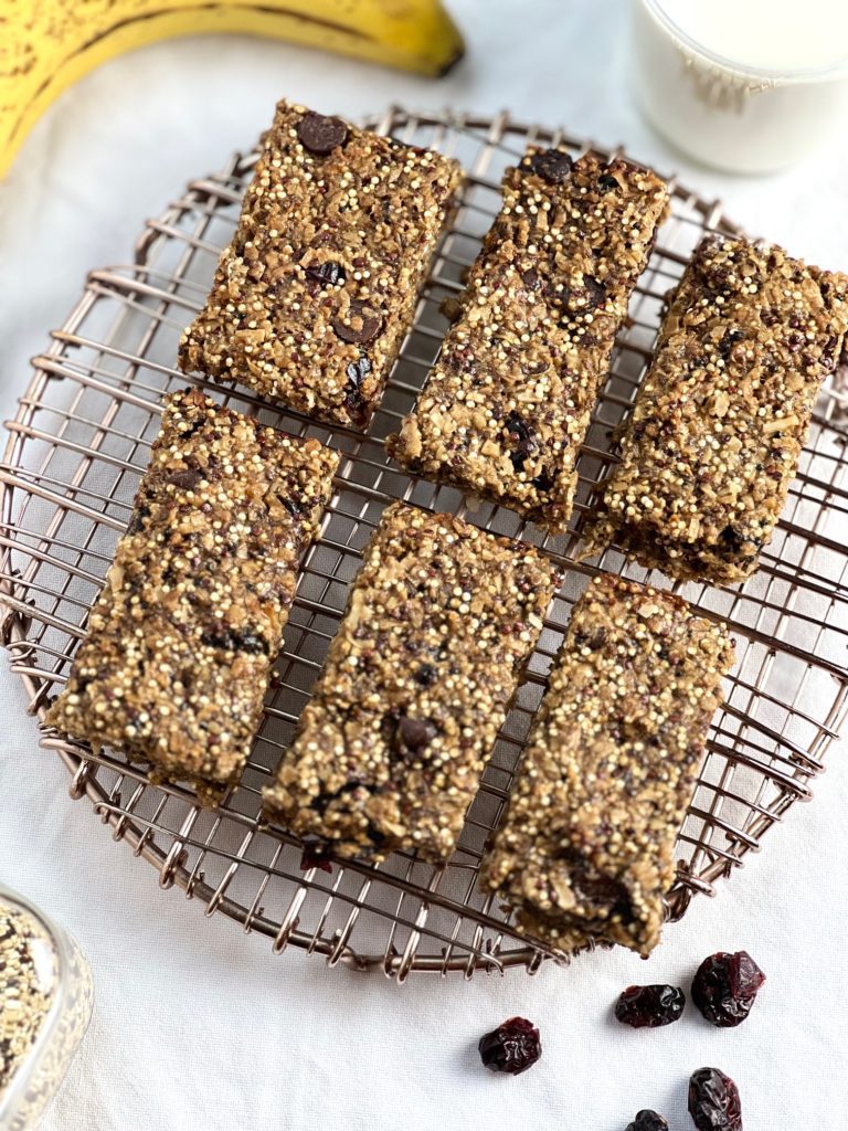 Nut free Quinoa Granola Bars