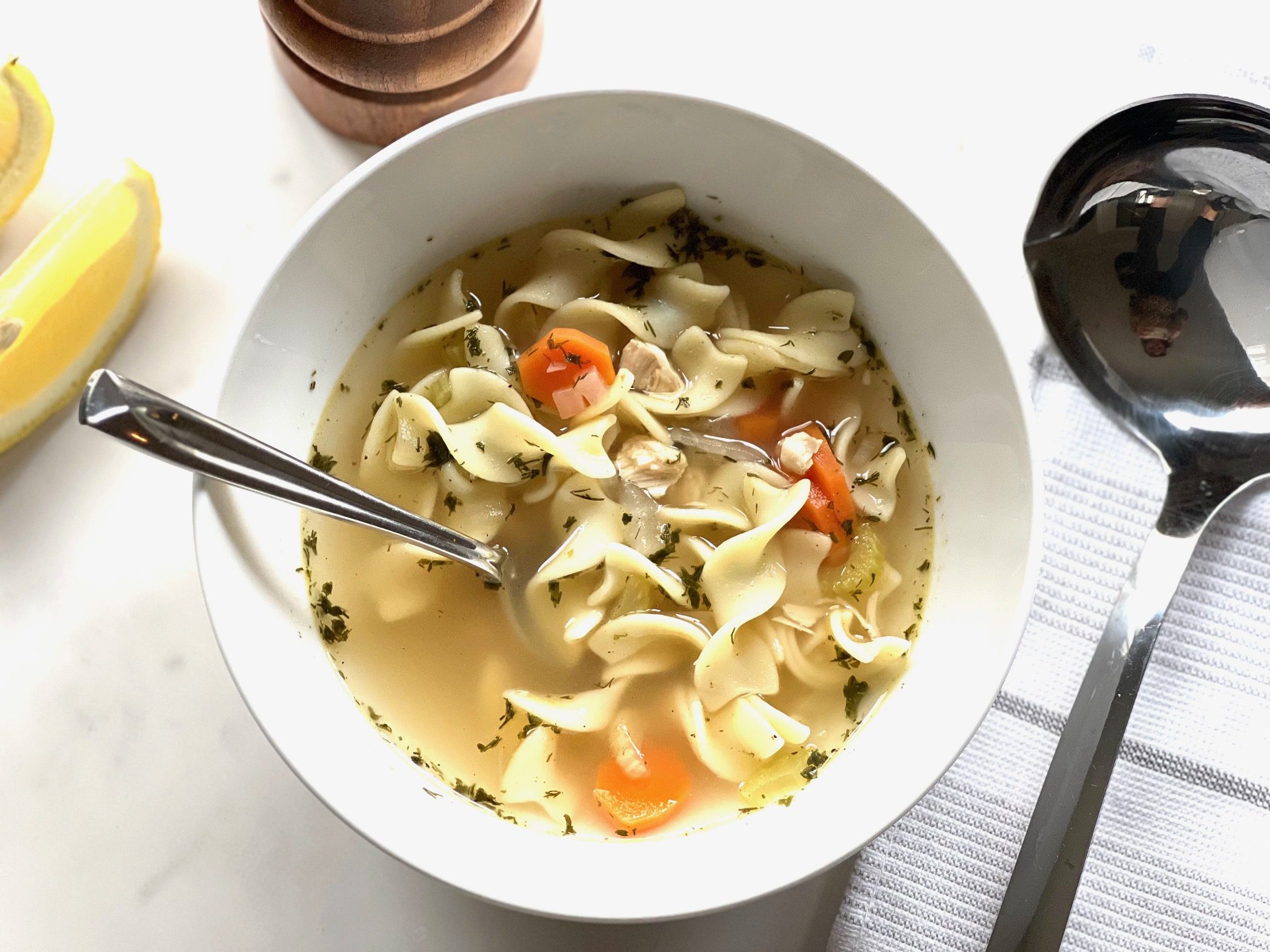 Rotisserie Chicken Noodle Soup