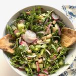 Radish and White Bean Arugula Salad