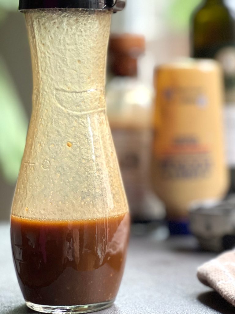 3 Ingredient Balsamic Vinaigrette Emulsified