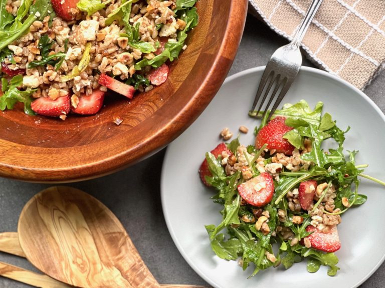 Strawberry, Arugula & Farro Salad1