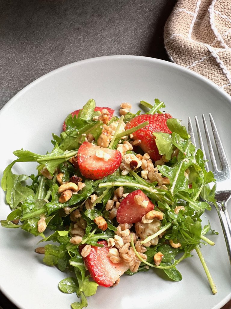 Strawberry Arugula & Farro Salad 2