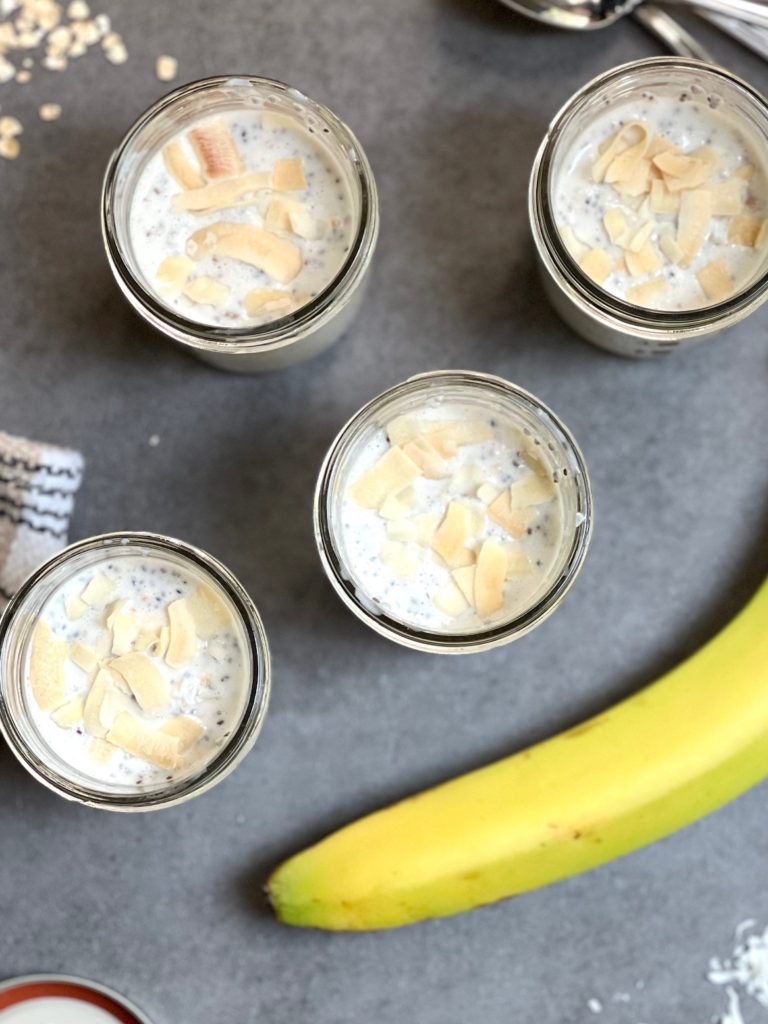 Overnight Oats in Mason Jars