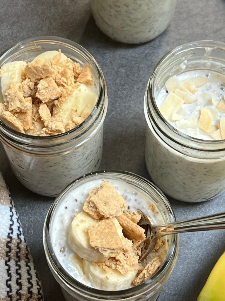 Banana Cream Pie Overnight Oats 3