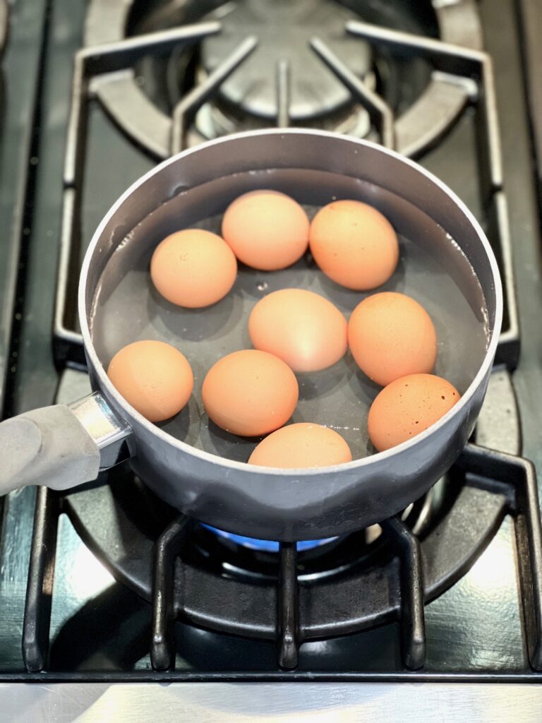 Eggs in Cold Water