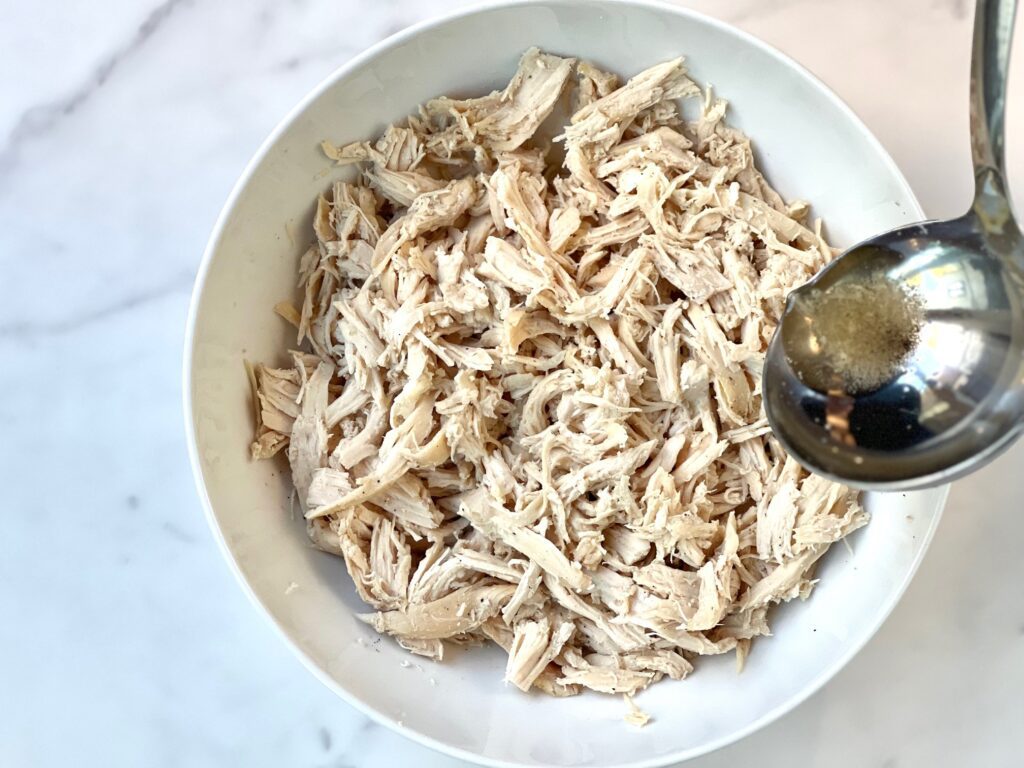 Simply Juicy Slow Cooker Shredded Chicken