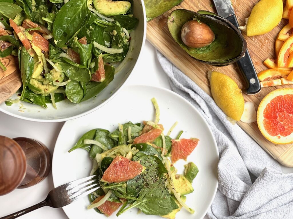 Orange Avocado Salad with Simple Citrus Vinaigrette 2