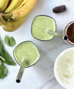 Coconut Spinach Protein Smoothie3