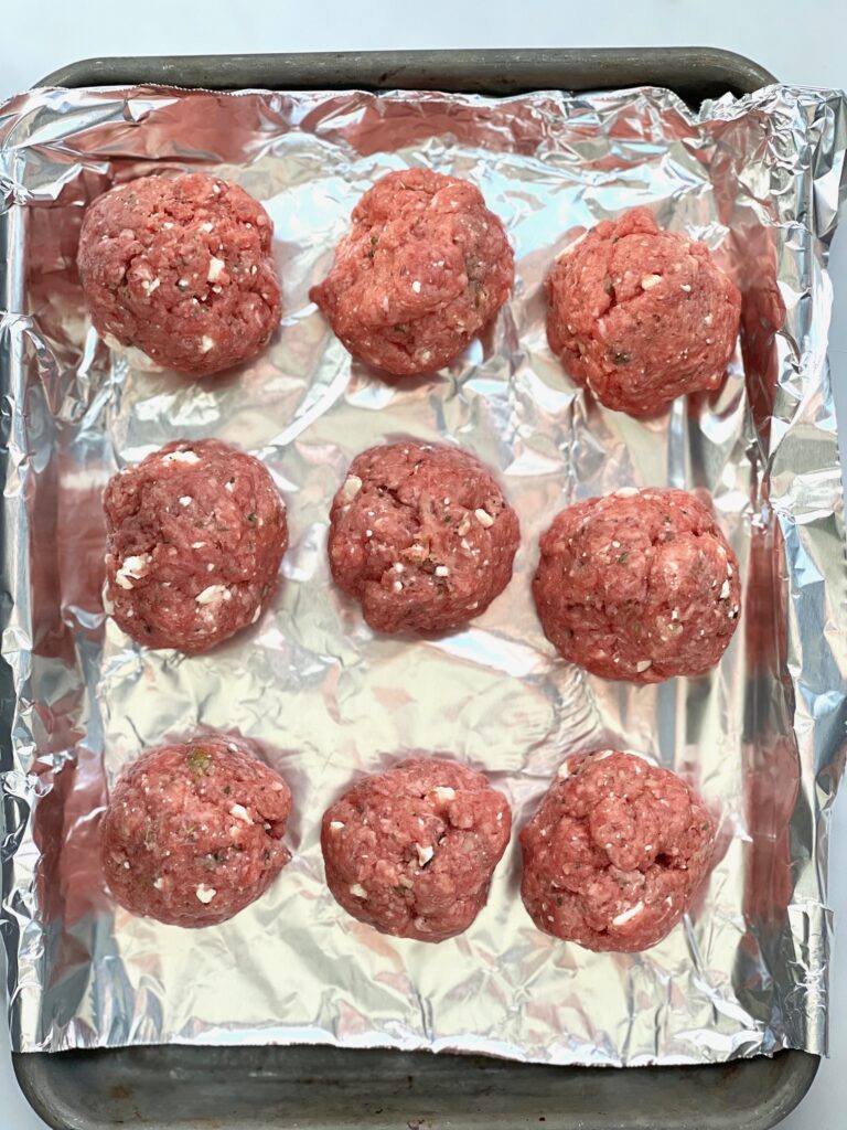 Rolled Greek Burgers