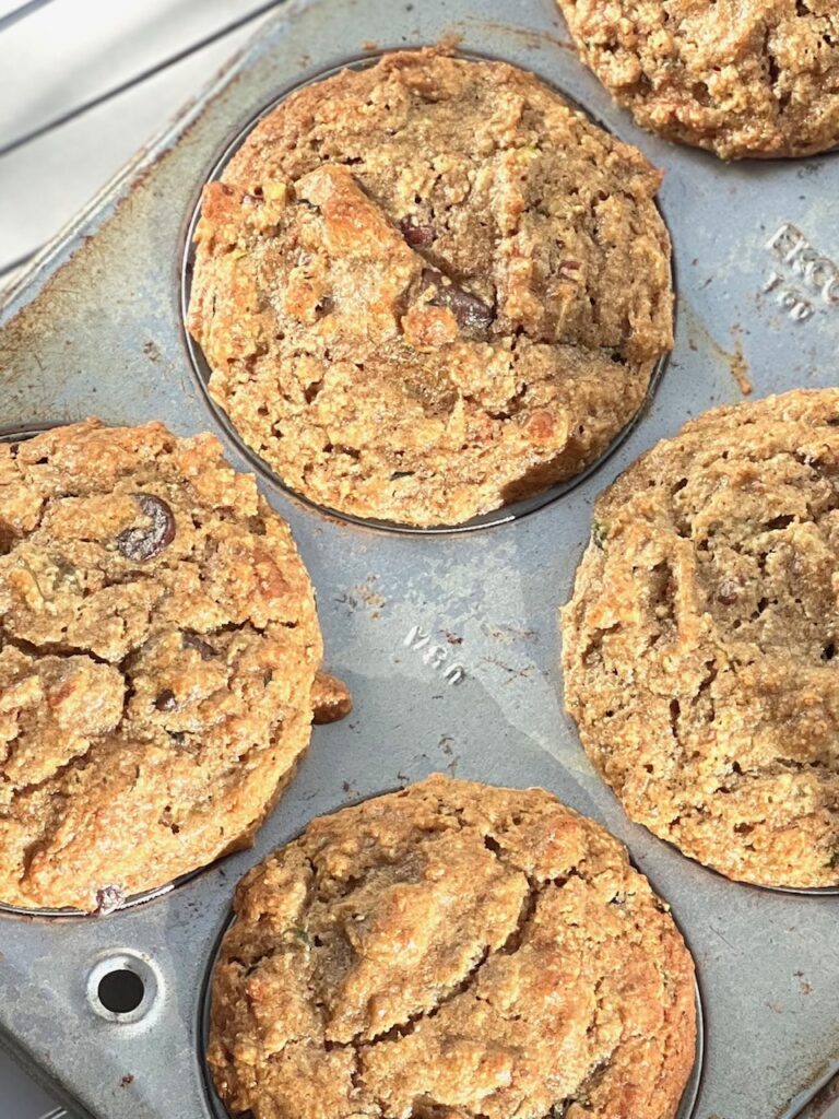 Healthy Zucchini Muffins Baked