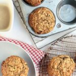 Healthy Zucchini Muffins Baked 2