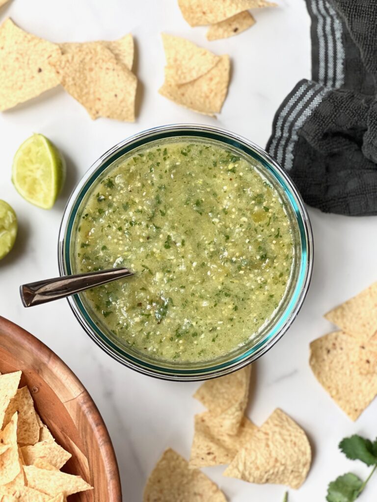 Salsa Verde and Chips