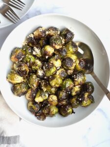 Crispy Parmesan Brussels Sprouts