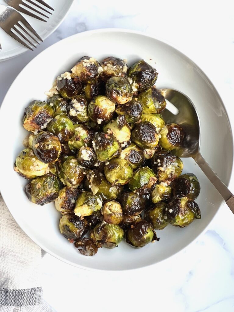 Crispy Parmesan Brussels Sprouts